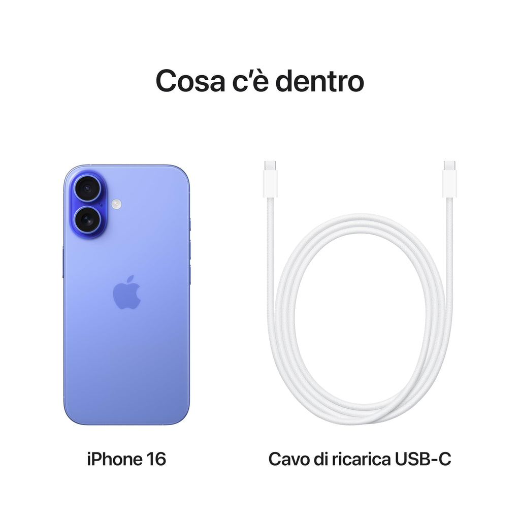 Apple iPhone 16 128 GB: Telefono 5G con Controllo fotocamera, chip A18 e tanta autonomia in più. Compatibile con AirPods; Rosa