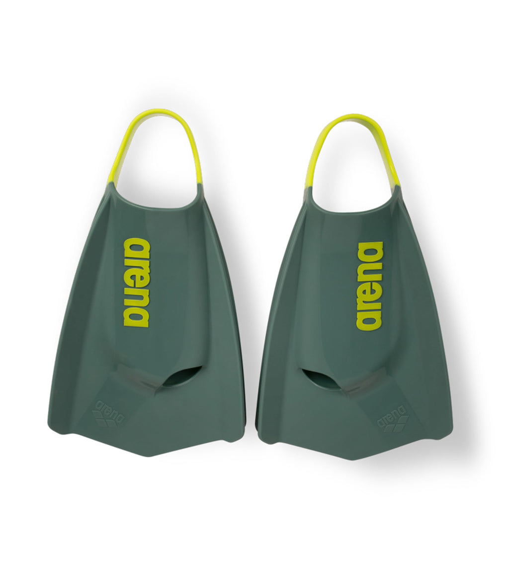 Arena Powerfin PRO II, Pinne Unisex per Adulti, in Silicone, a Lama Corta, Piede Destro/Sinistro Personalizzabile, Misure: 36,5-47,5