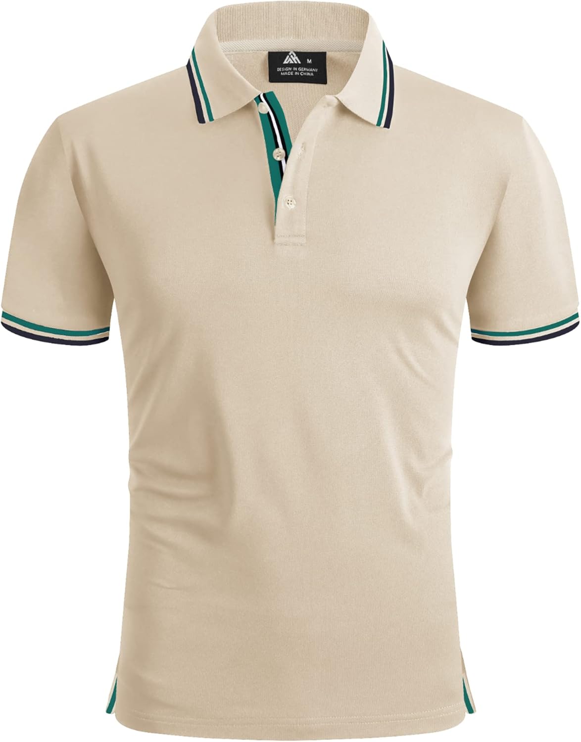 geeksport Polo Homme à Manches Courtes Extérieur Décontracté Séchage Rapide Sportif Respirant Golf T-Shirt
