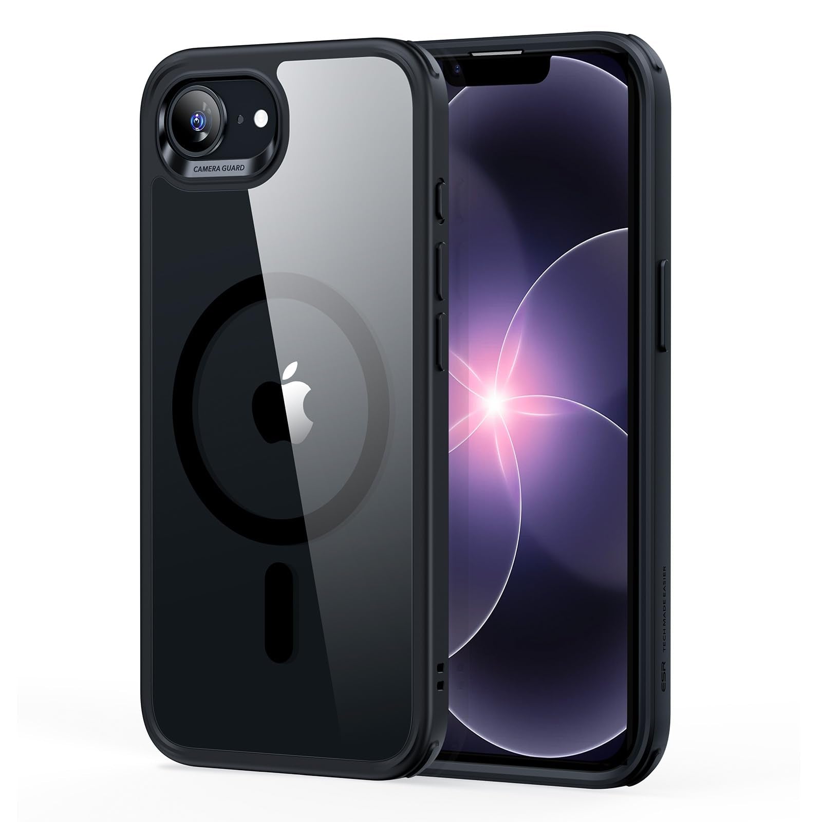 ESR Cover per iPhone 17 Pro Max, Custodia per controllo della fotocamera, Compatibile con MagSafe, Protezione antiurto di livello militare, Angoli Air Guard ammortizzanti, Trasparente