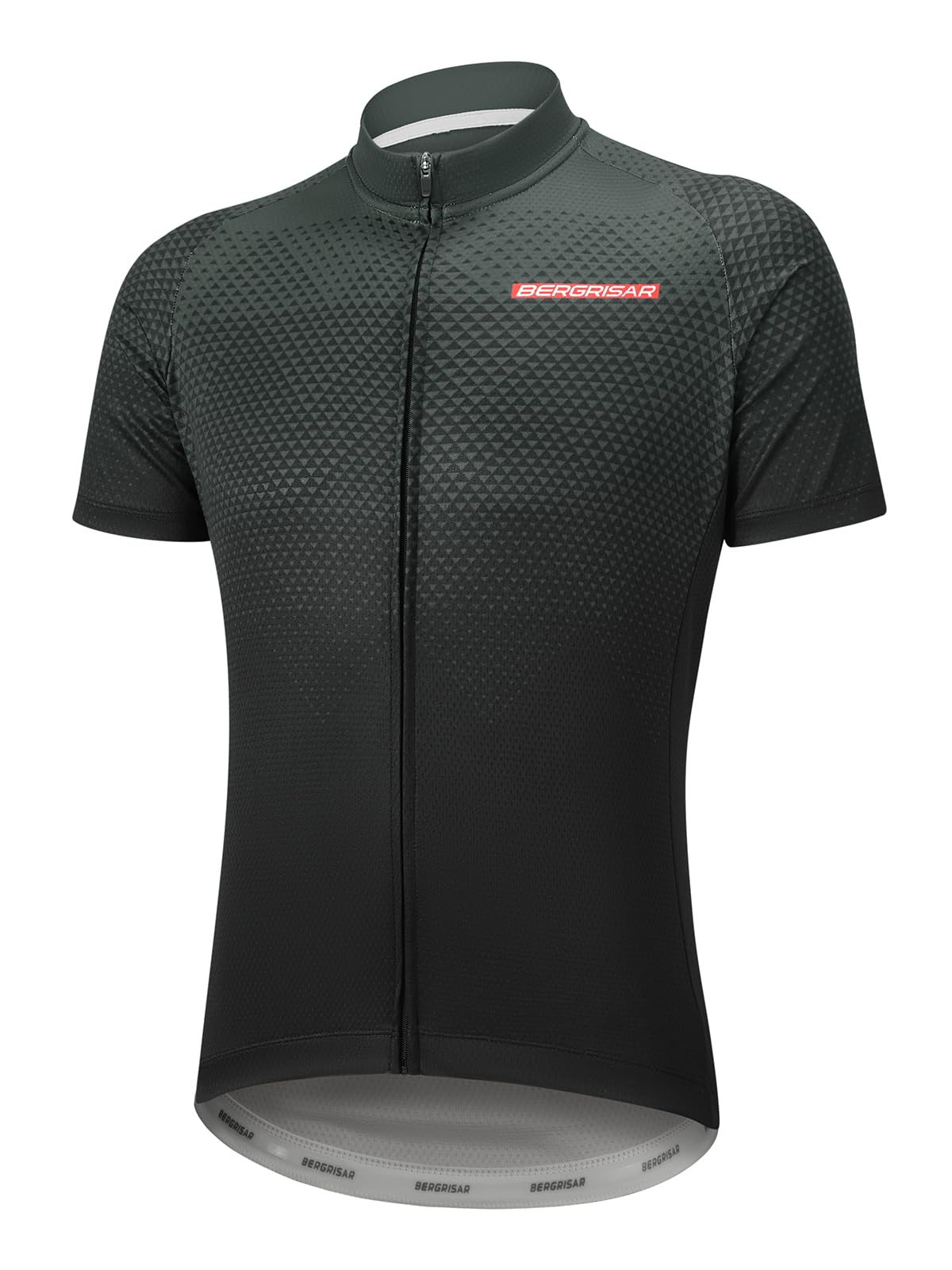 BERGRISAR Maglia da Ciclismo a Maniche Corte da Uomo, Traspirante Leggero Estiva Abbigliamento per MTB Bici