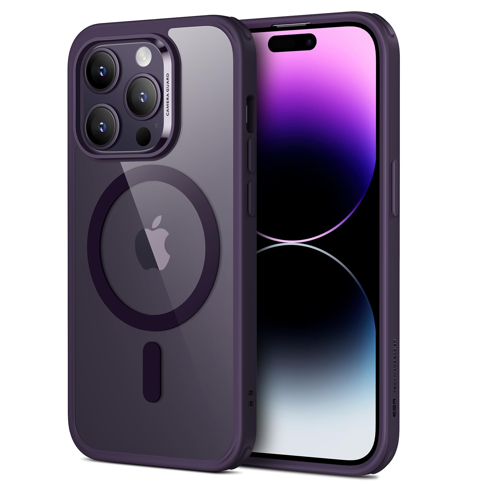 ESR Cover per iPhone 17 Pro Max, Custodia per controllo della fotocamera, Compatibile con MagSafe, Protezione antiurto di livello militare, Angoli Air Guard ammortizzanti, Trasparente