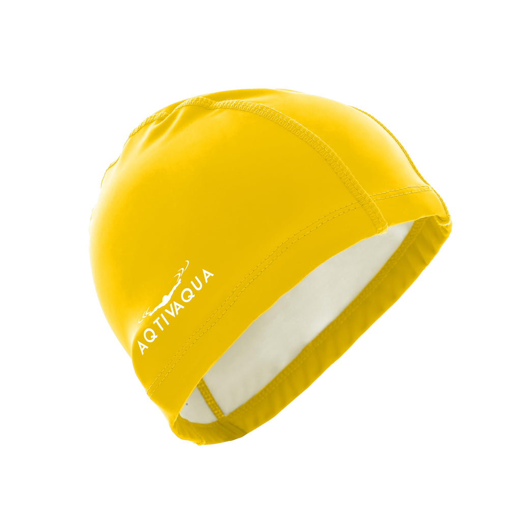 AqtivAqua Cuffia Piscina Uomo, Donna e Bambini — Morbida ed Elastica in Spandex con Rivestimento Protettivo — Ideale per l'Uso in Piscina