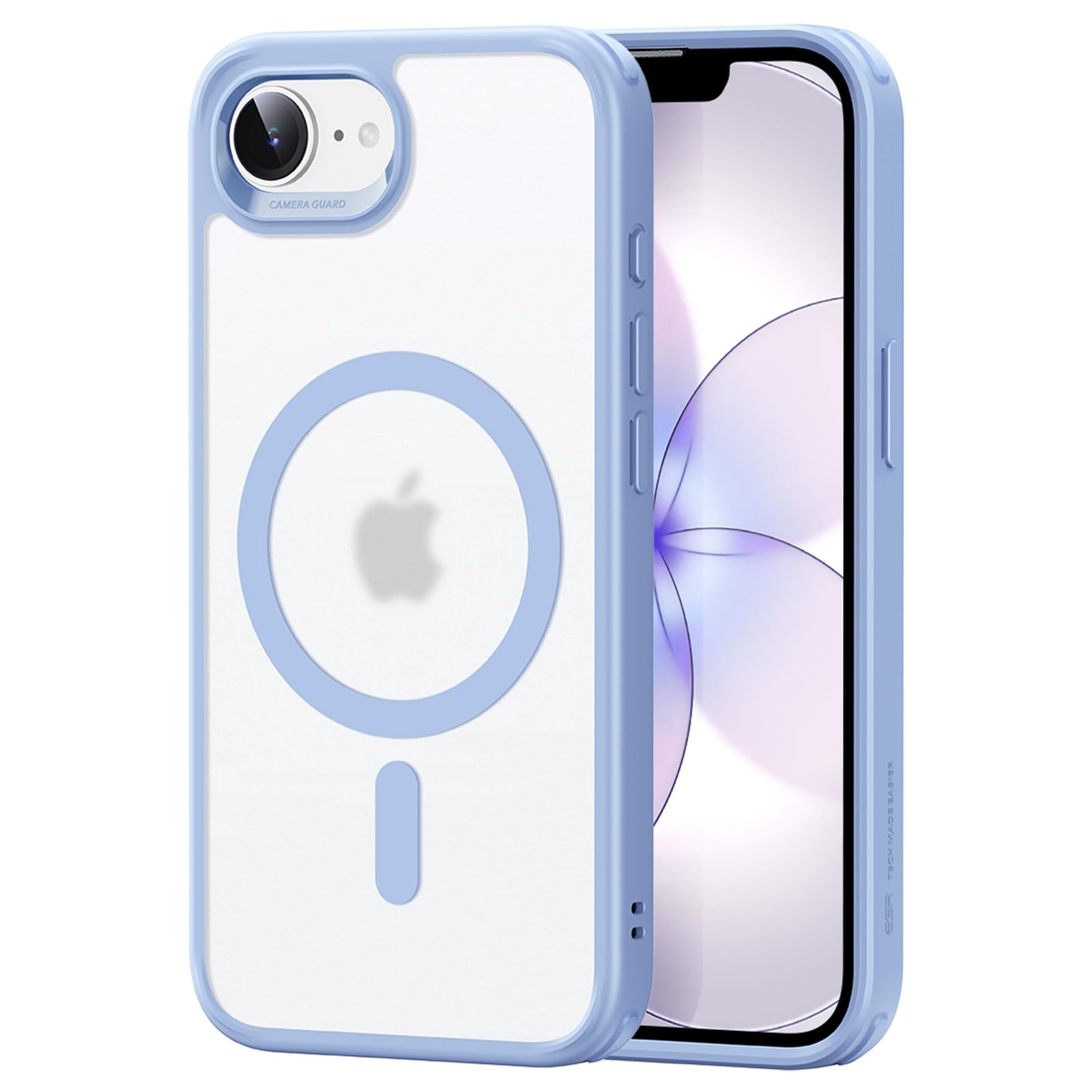ESR Cover per iPhone 17 Pro Max, Custodia per controllo della fotocamera, Compatibile con MagSafe, Protezione antiurto di livello militare, Angoli Air Guard ammortizzanti, Trasparente