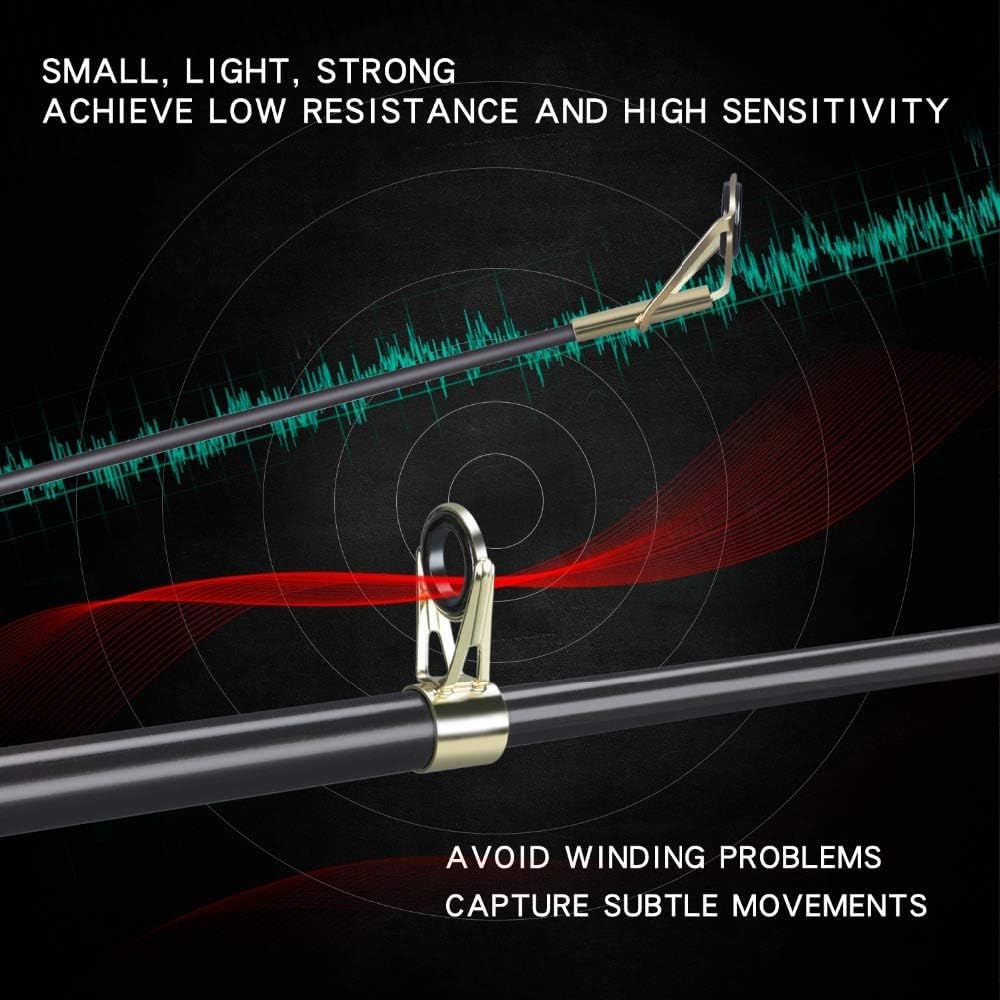 Nuova Portatile Canna da Pesca 99% Fibra di Carbonio con Punta Fluorescente Della Canna,Telescopico Super Hard Ultralight Palo da Pesca per Surf