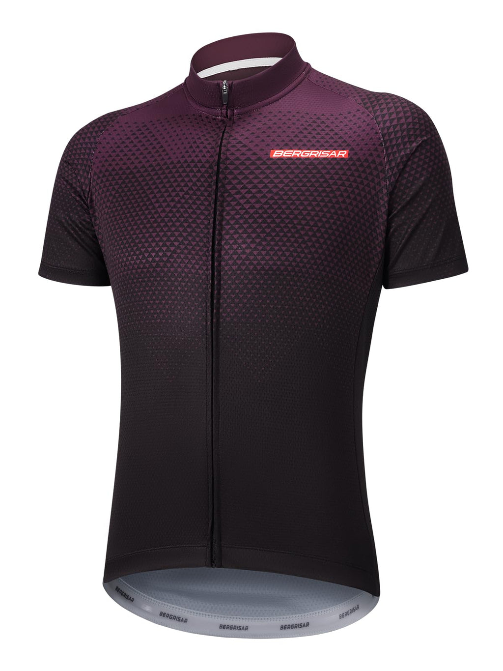 BERGRISAR Maglia da Ciclismo a Maniche Corte da Uomo, Traspirante Leggero Estiva Abbigliamento per MTB Bici