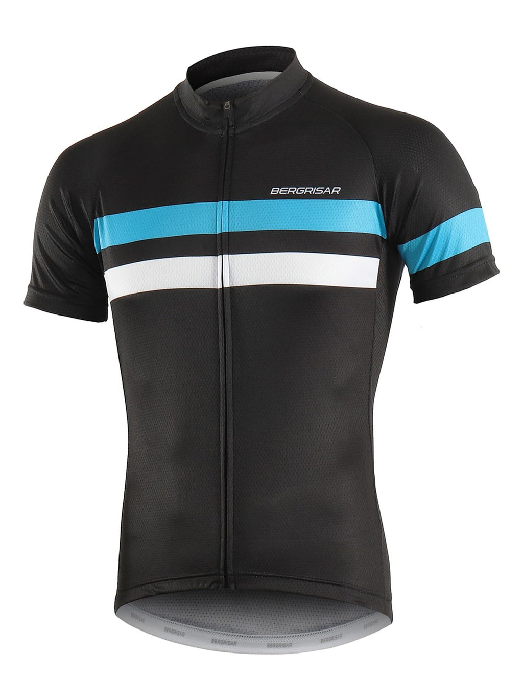 BERGRISAR Maglia da Ciclismo a Maniche Corte da Uomo, Traspirante Leggero Estiva Abbigliamento per MTB Bici