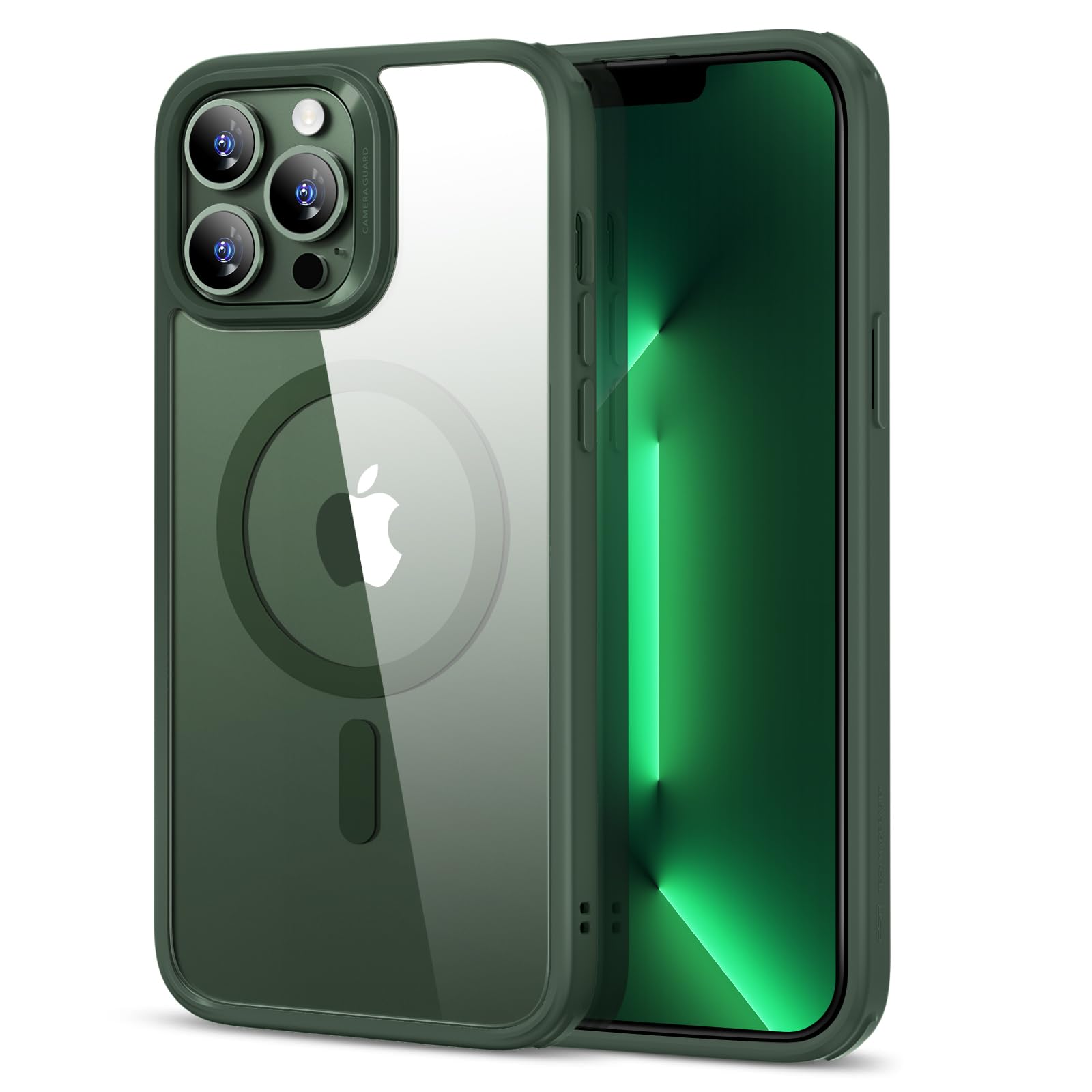 ESR Cover per iPhone 17 Pro Max, Custodia per controllo della fotocamera, Compatibile con MagSafe, Protezione antiurto di livello militare, Angoli Air Guard ammortizzanti, Trasparente