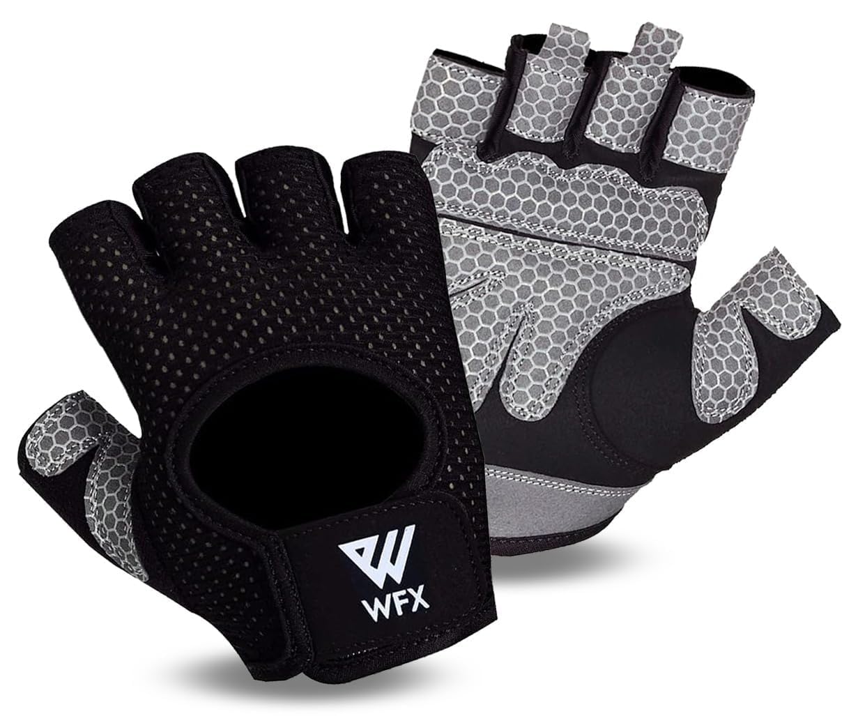WESTWOOD FOX Guanti da fitness traspiranti e antiscivolo, per uomo e donna, per sollevamento pesi, bodybuilding, palestra, crossfit, allenamento con i pesi