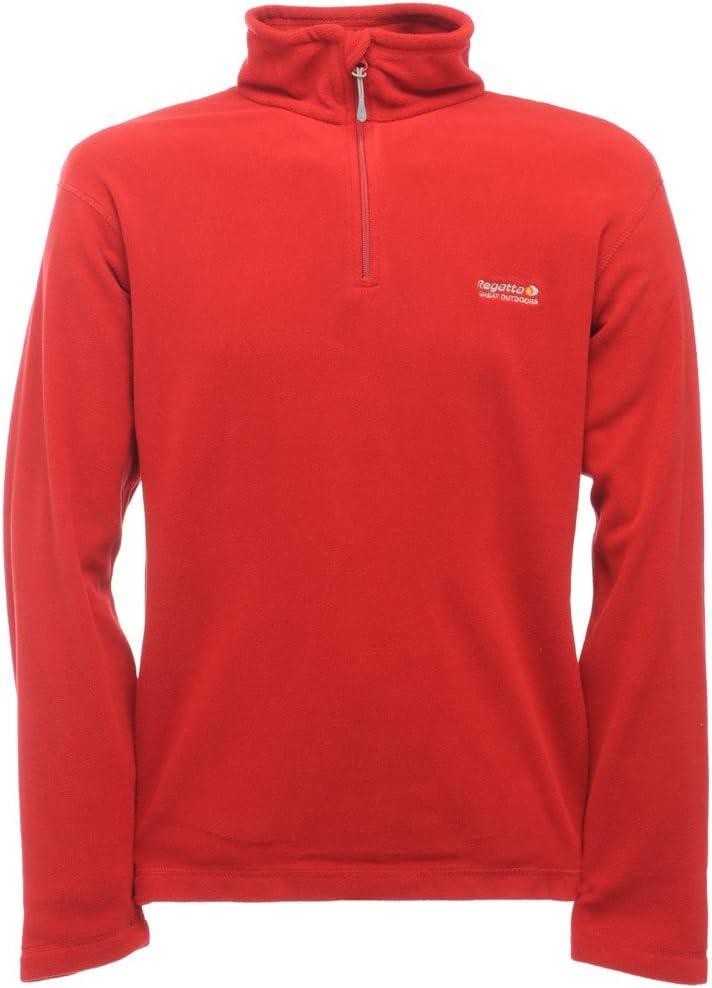 Regatta Uomo Felpa con Zip in Pile Thompson, Black