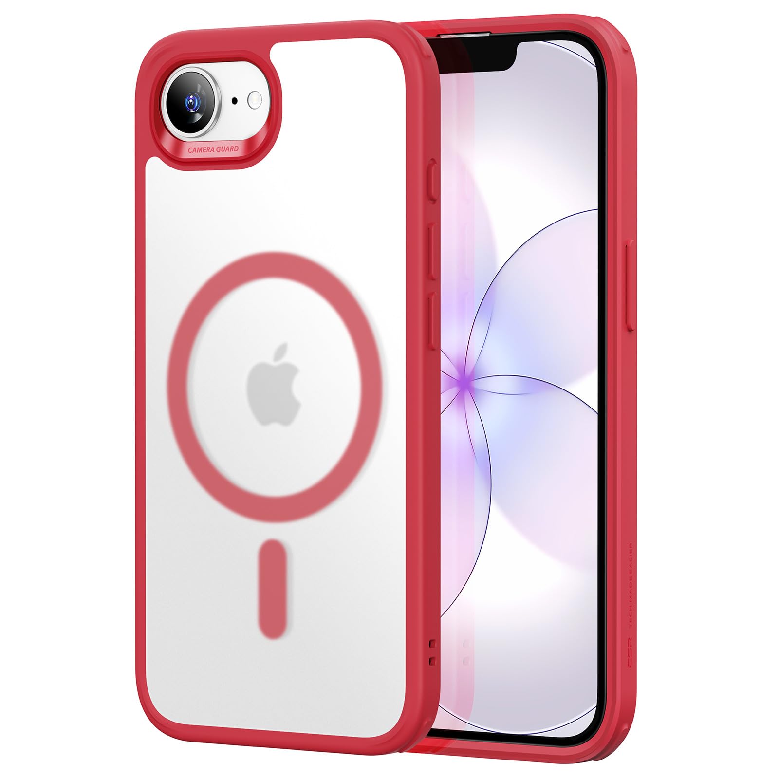 ESR Cover per iPhone 17 Pro Max, Custodia per controllo della fotocamera, Compatibile con MagSafe, Protezione antiurto di livello militare, Angoli Air Guard ammortizzanti, Trasparente