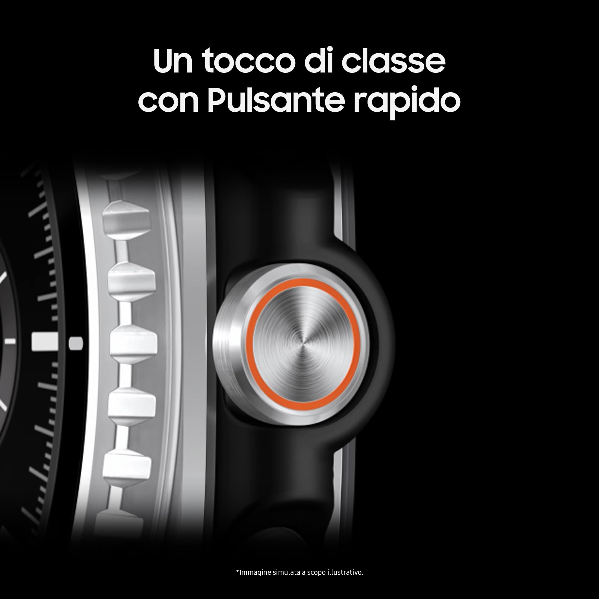 Samsung Galaxy Watch8 Classic (Black, BT, 46mm) Smartwatch Galaxy AI, Design Resistente agli Urti, Ghiera Girevole, Processore 3nm, Monitoraggio Attività Fisica e Sonno, One UI 8 [Versione Italiana]