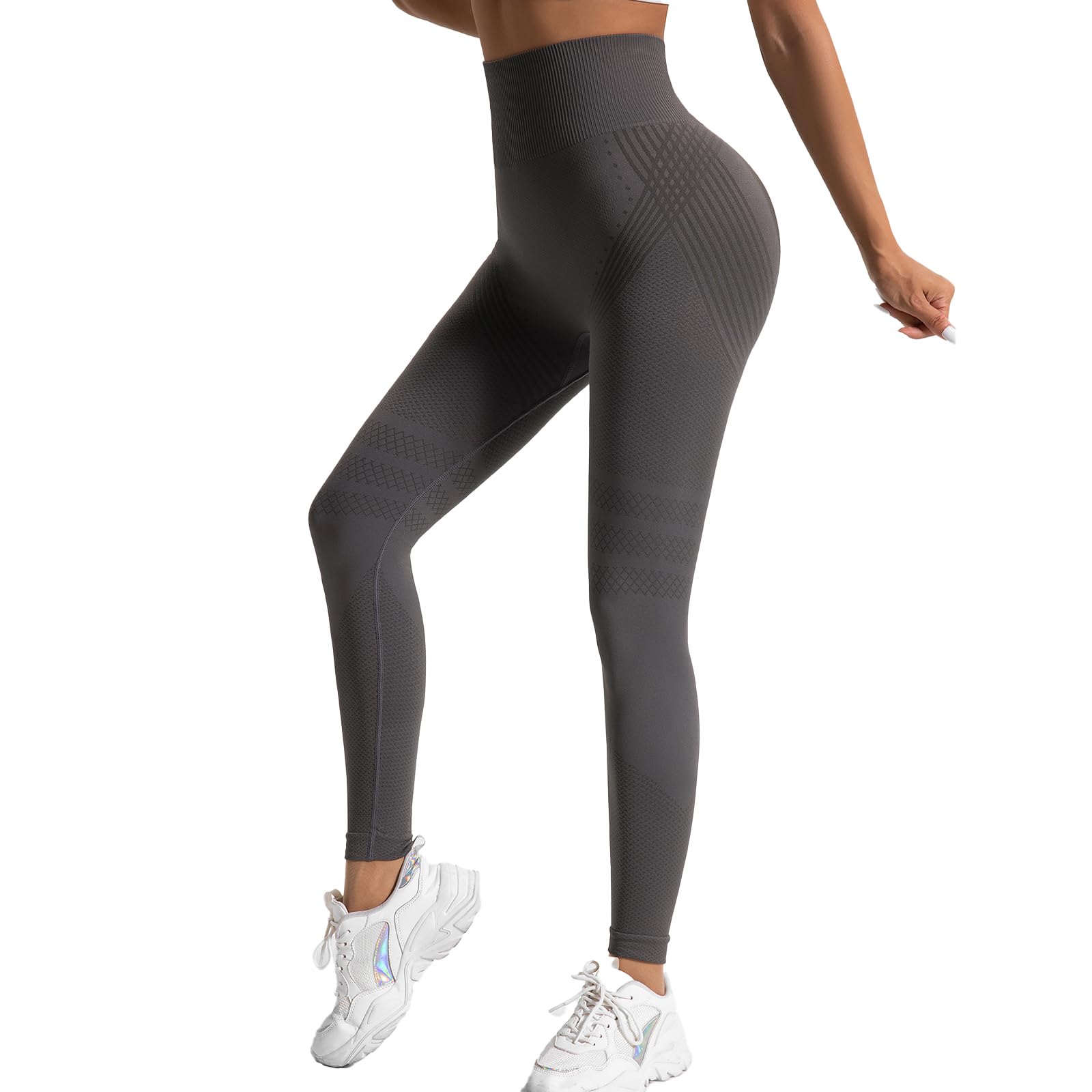 Deedlite Leggins Anticellulite Donna, Leggings 3D Modellanti a Compressione Graduata, Pantacollant Sportivi per Yoga e Uso Quotidiano