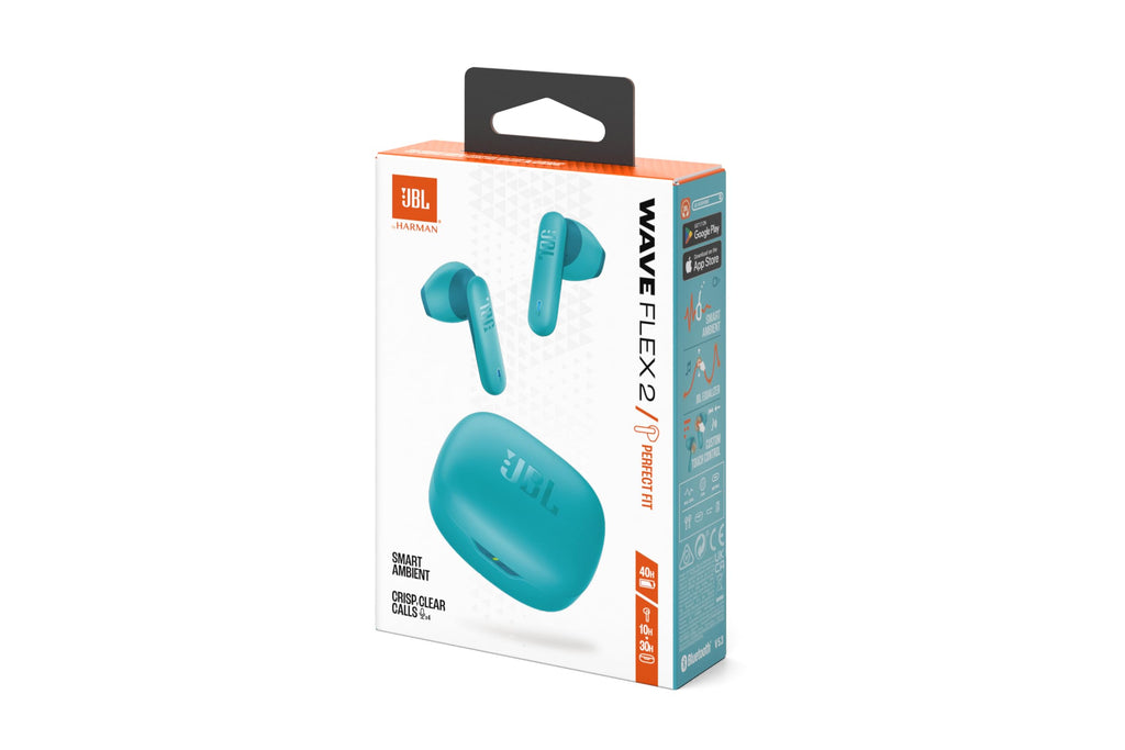 JBL Wave Beam 2, Auricolari Wireless con Cancellazione del Rumore, Nero | Bluetooth 5.3, 40 Ore di Autonomia, Suono JBL Pure Bass, Smart Ambient, Connessione Multipoint, Design Chiuso a Stick