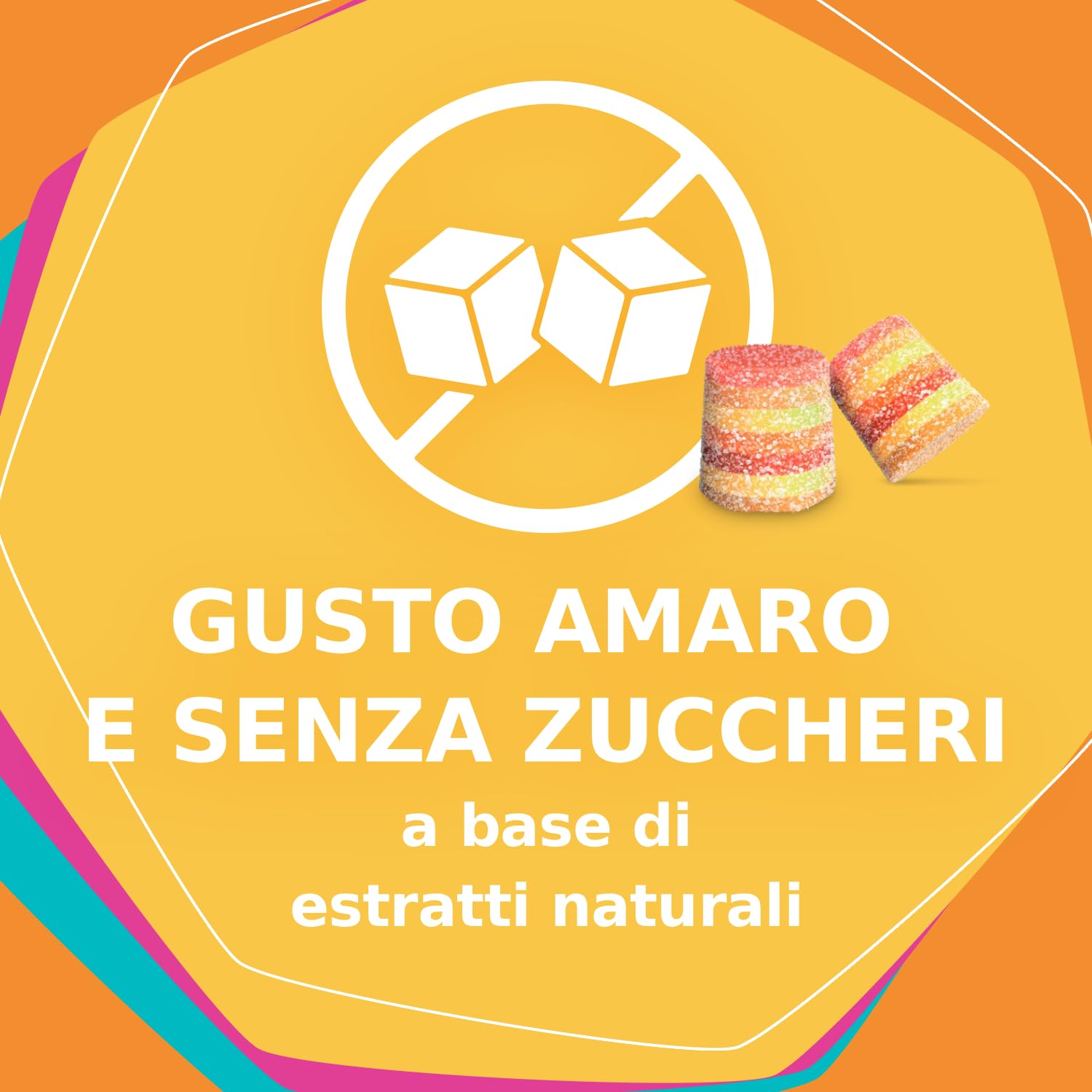 UPSA x Nourished Energy, 60 Gummies Integratore alimentare con Guaranà, Zenzero, Caffeina, Vitamina C e B12 caramelle gommose gusto grutta, senza zucchero, vegan