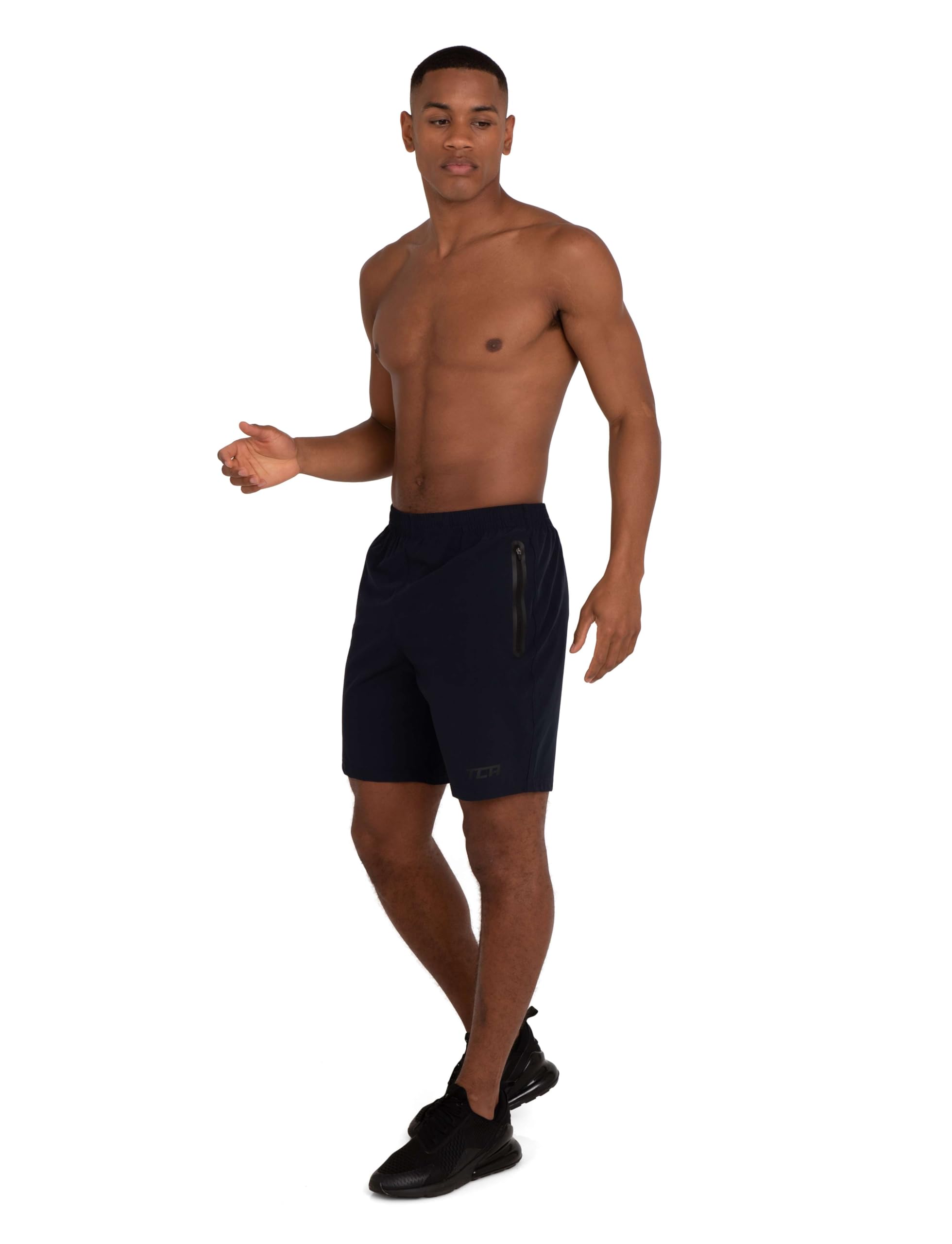 TCA Elite Tech Pantaloncini Palestra Uomo con Tasche Laterali - Pantaloncini Running Uomo - Pantaloni Corti Sportivi da Corsa e Allenamento - Abbigliamento Sportivo