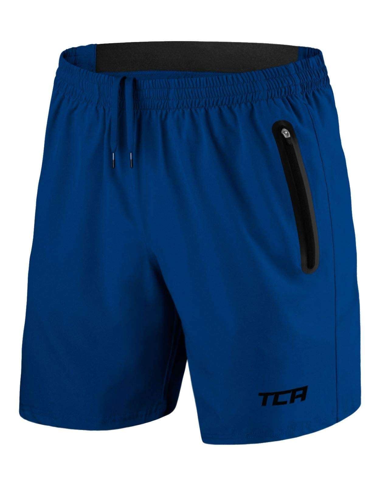 TCA Elite Tech Pantaloncini Palestra Uomo con Tasche Laterali - Pantaloncini Running Uomo - Pantaloni Corti Sportivi da Corsa e Allenamento - Abbigliamento Sportivo