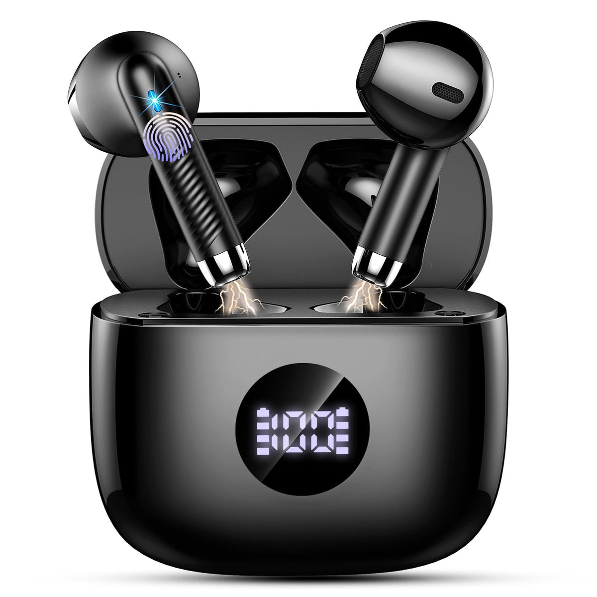 2026 Cuffie Bluetooth Auricolari Bluetooth 5.4, Cuffie Wireless con 4 ENC Cancellazione Rumore Mic, Cuffie in Ear 40 Ore di Riproduzione, Cuffie Senza Filo HiFi Stereo IP7 Impermeabili per iOS/Android