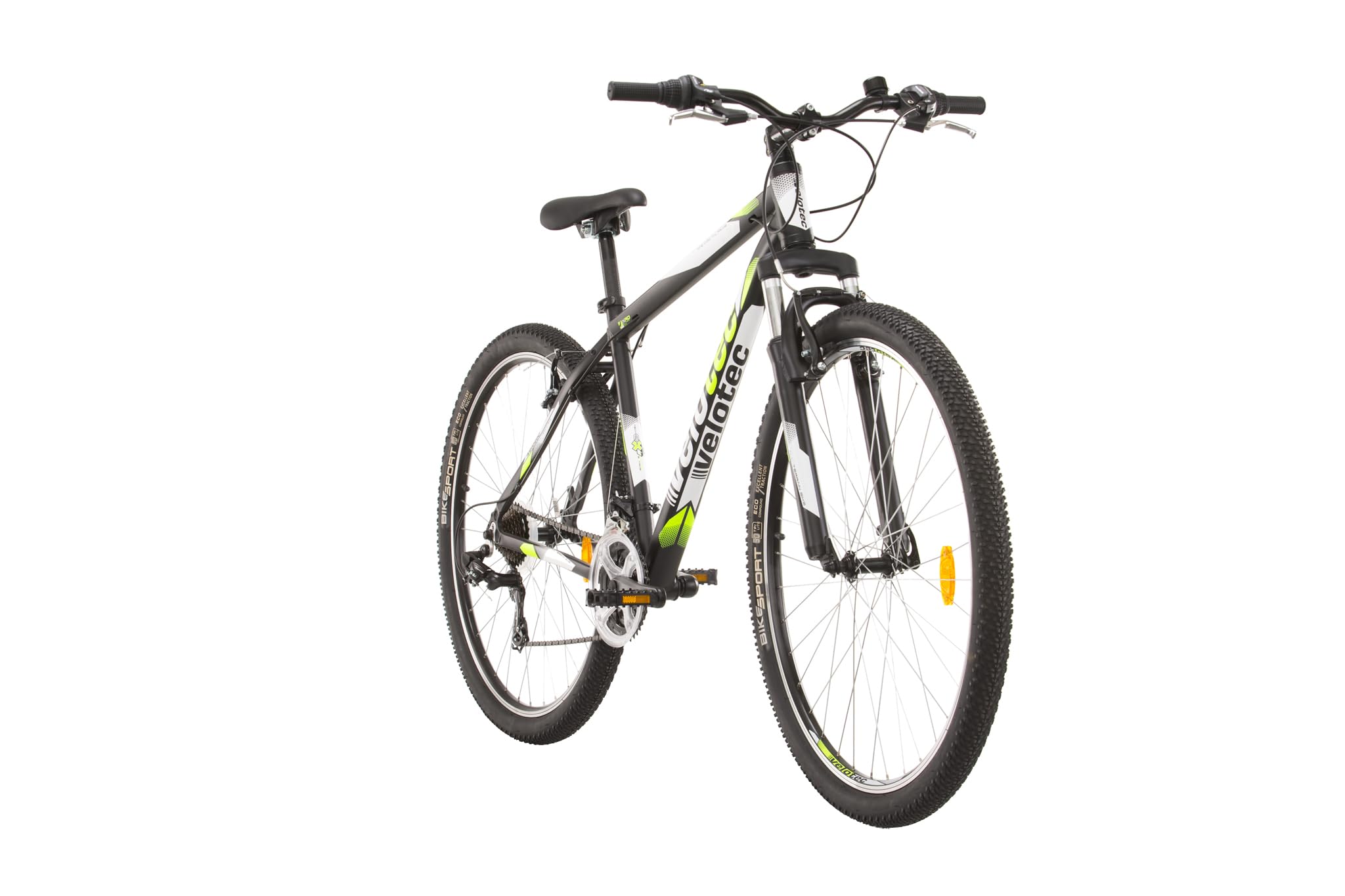VTT Multimarque Velotec PRO en aluminium 26/27,5/29 pouces, freins V-Brake, unisexe, convient pour 155–190 cm