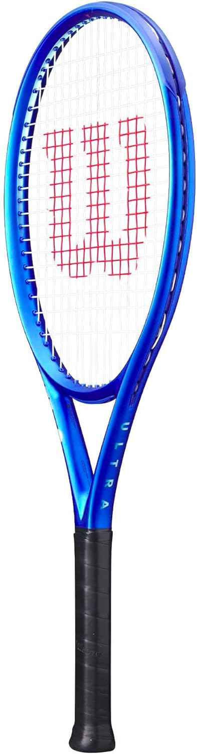 Wilson Racchetta da Tennis Ultra 26 V5, Precisione nell'Impatto, Gioco Prolungato, Sensazione Costante, Forza Potenziante, Maneggevolezza Agile, Taglia: 26