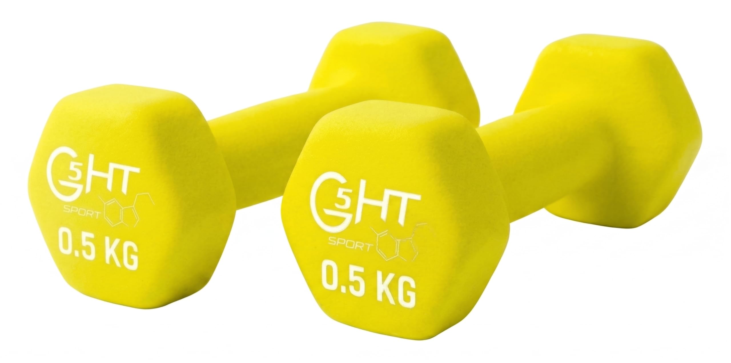 G5 HT SPORT Manubri O Manubrio in Neoprene da Palestra E Home Gym Antiscivolo da 0.5 a 6 kg Coppia O Singolo