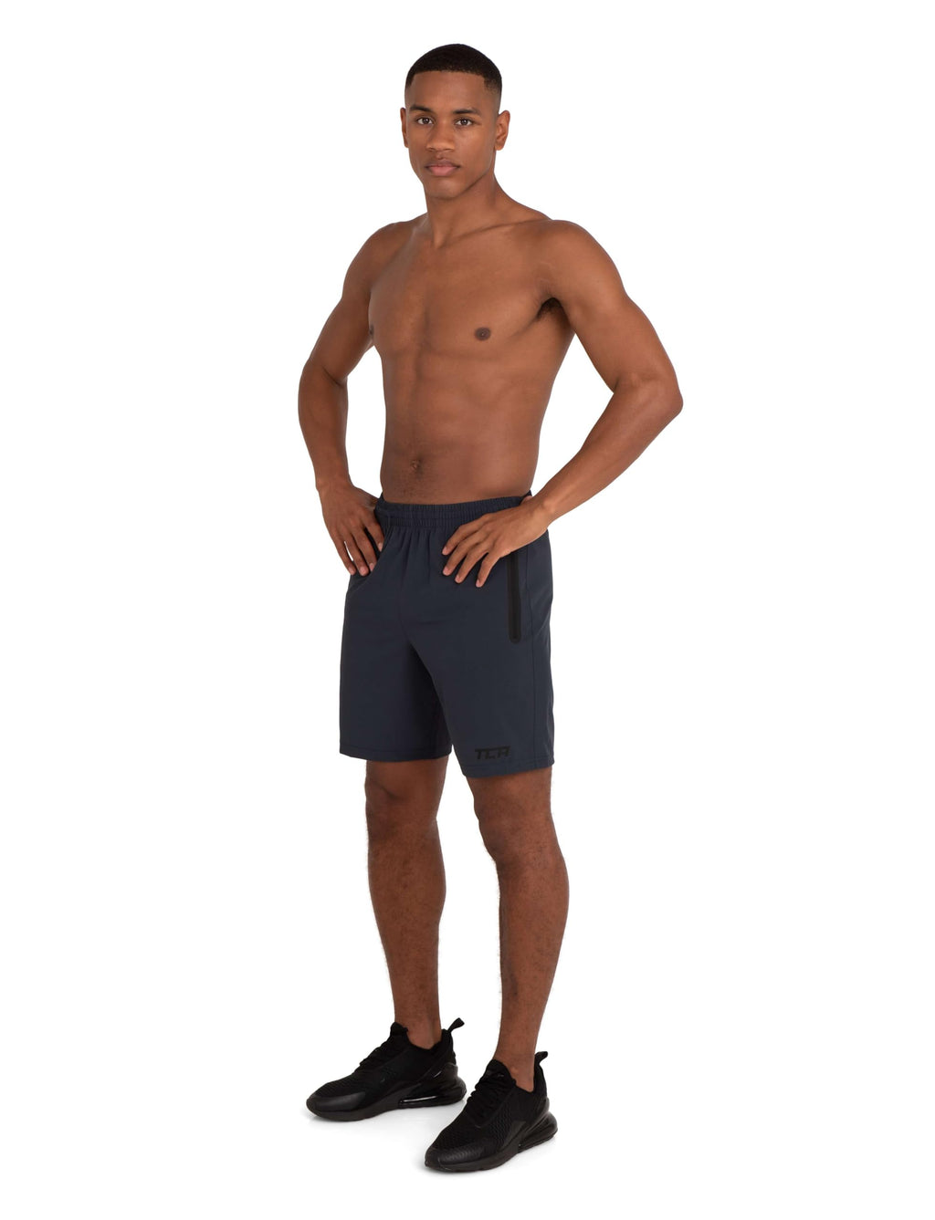 TCA Elite Tech Pantaloncini Palestra Uomo con Tasche Laterali - Pantaloncini Running Uomo - Pantaloni Corti Sportivi da Corsa e Allenamento - Abbigliamento Sportivo