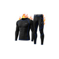 MOBIUSPHY Biancheria Intima Termica Uomo Biancheria Funzionale Uomo con Funzione Quick Dry Sportiva Set di Biancheria Intima Base Layer Traspirante Riscaldante per attività