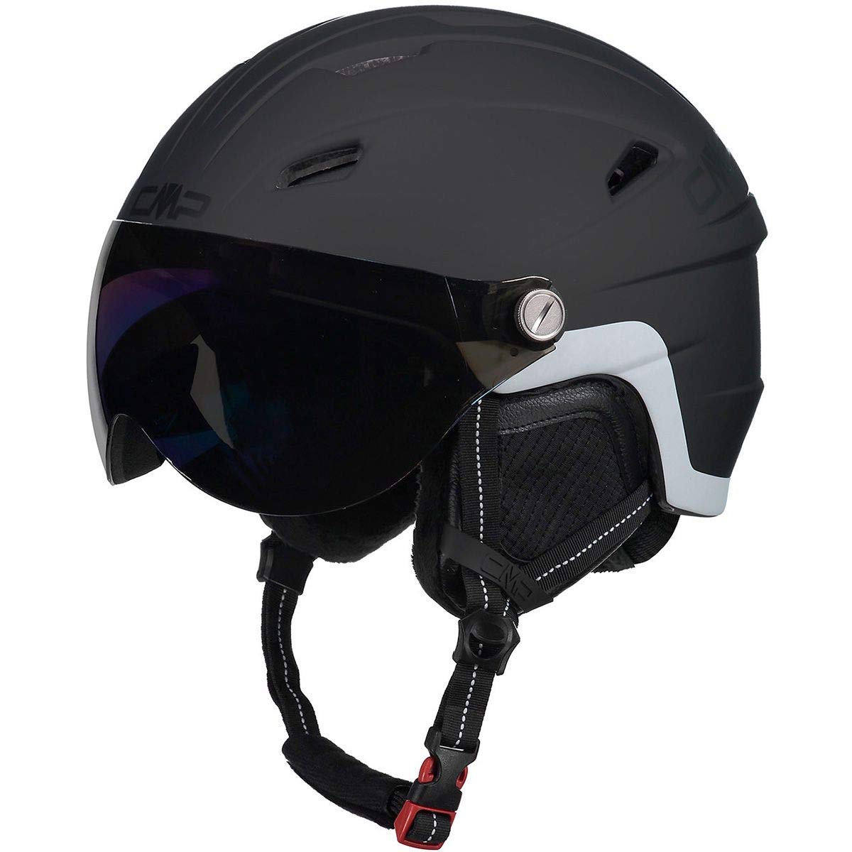 CMP Casco da sci Wa-2 con visiera, Unisex-Adulto, 38B4677