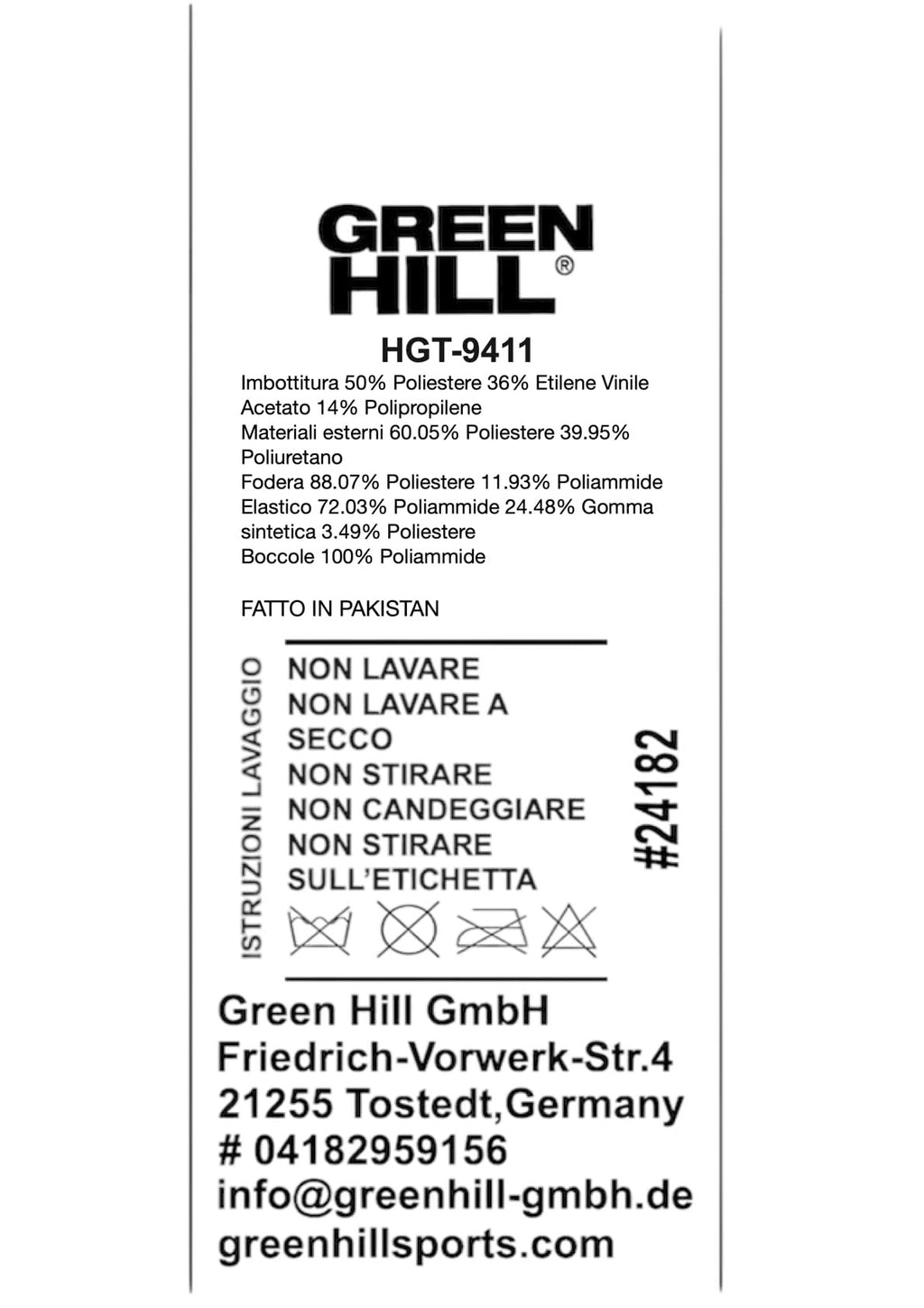 GREEN HILL CASCO DA BOXE TRAINING CASCHETTO PUGILATO
