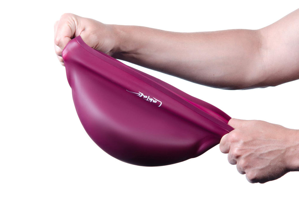 Cuffia da Nuoto per la Protezione delle Orecchie 3D - Cuffia Piscina Donna Uomo - Cuffia Nuoto Silicone Impermeabile - Cuffia Doccia Donna - Cuffia Piscina Capelli Lunghi e Corti