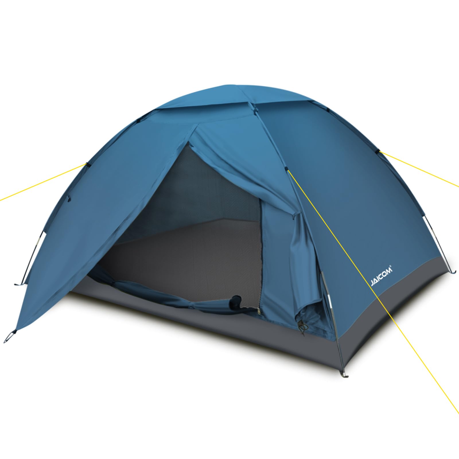 JAICOM Tenda da Campeggio per 1-4 Persone, Ultraleggera Impermeabile Tende igloo Tenda Campeggio per 3-4 Stagioni, Facile da installare, Ideale per Campeggio, Trekking, Spiaggia, Arrampicata