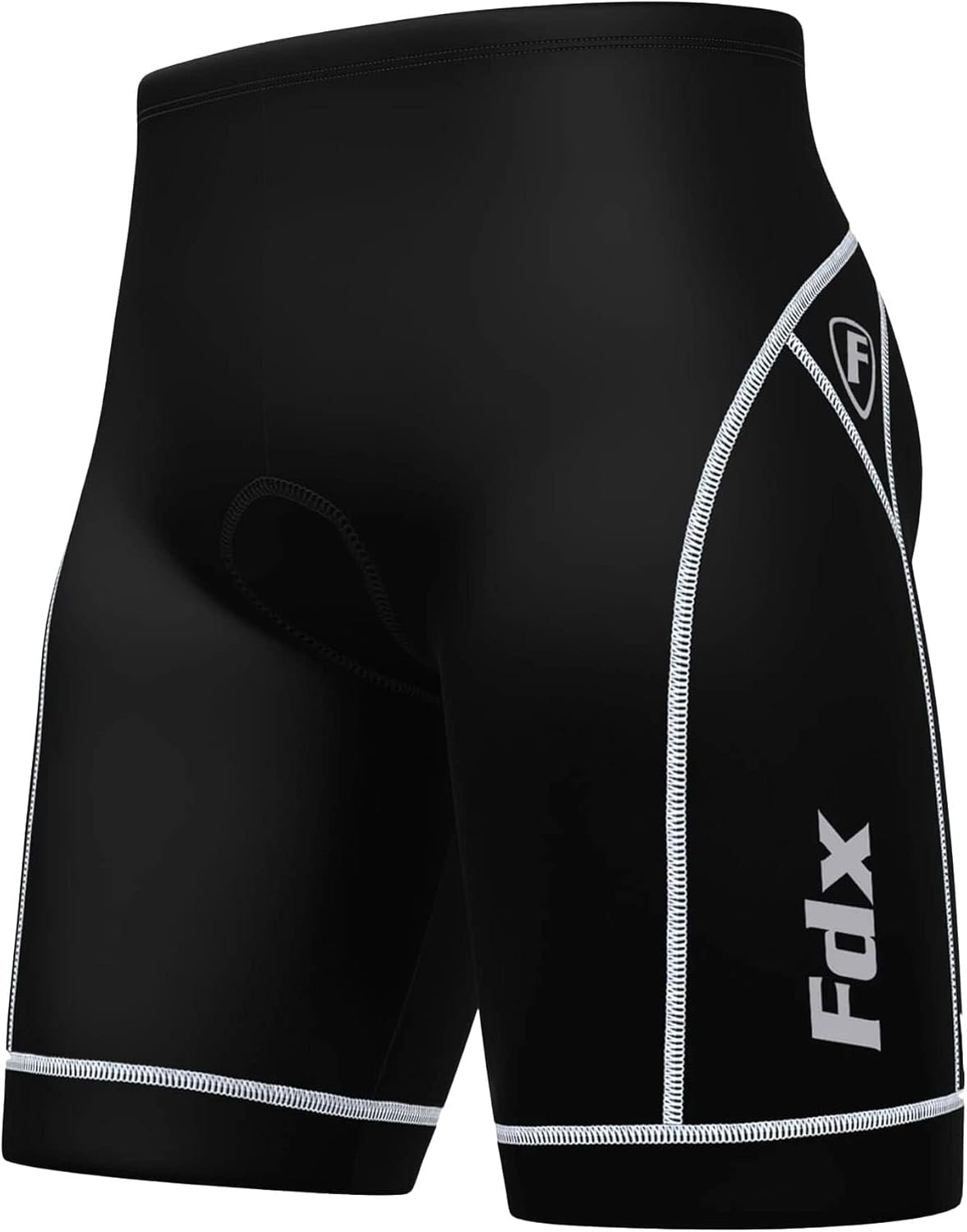 FDX Pantaloncini Ciclismo Uomo Imbottiti 3D, Intimo MTB Traspirante e Asciugatura Rapida, Antiscivolo, Shorts Bici da