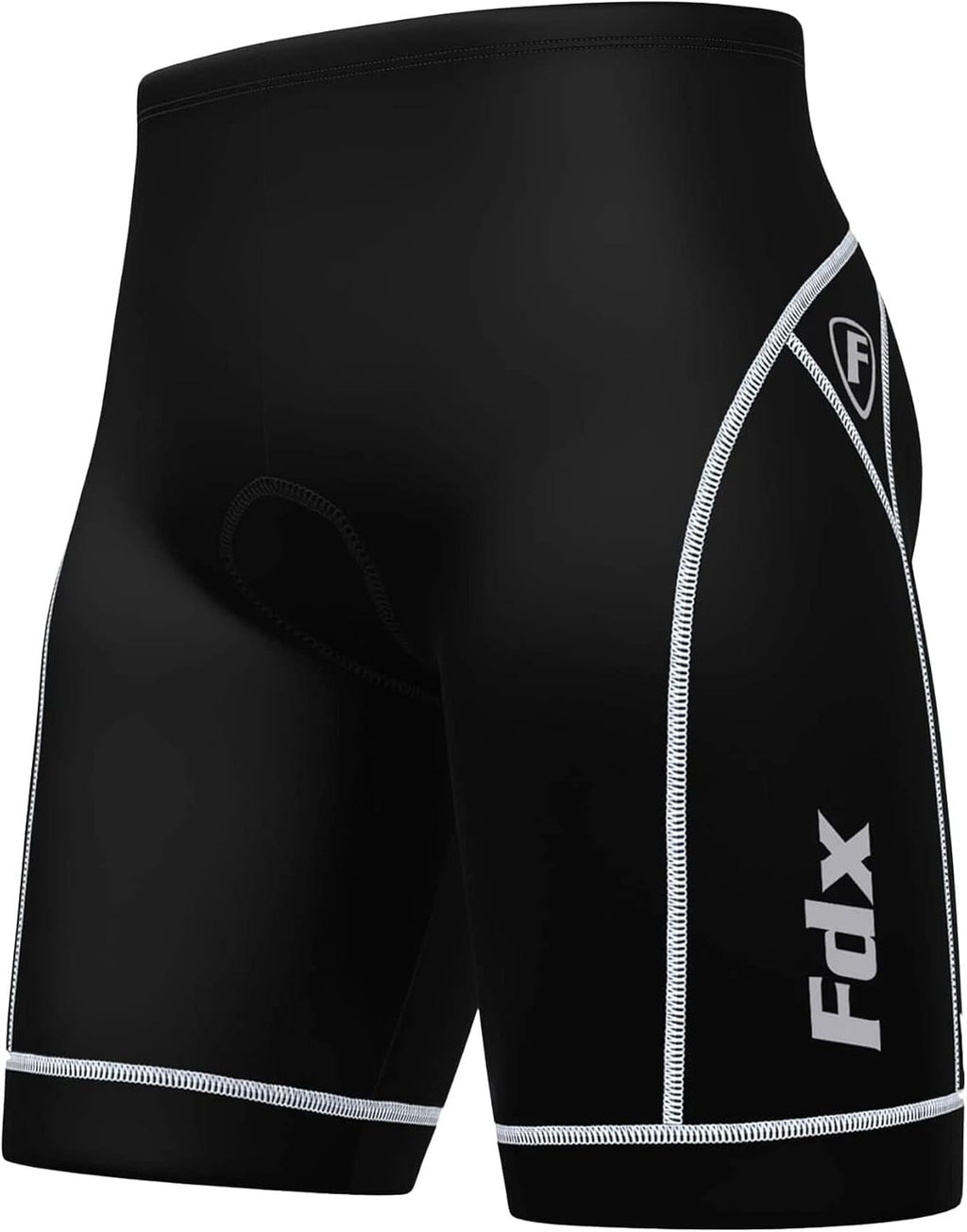 FDX Pantaloncini Ciclismo Uomo Imbottiti 3D, Intimo MTB Traspirante e Asciugatura Rapida, Antiscivolo, Shorts Bici da