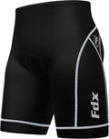 FDX Pantaloncini Ciclismo Uomo Imbottiti 3D, Intimo MTB Traspirante e Asciugatura Rapida, Antiscivolo, Shorts Bici da