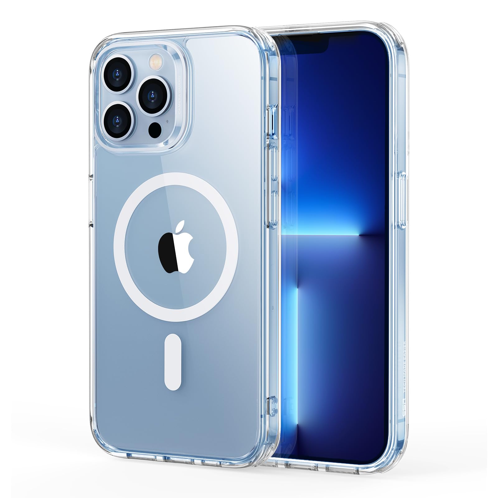 ESR Cover per iPhone 17 Pro Max, Custodia per controllo della fotocamera, Compatibile con MagSafe, Protezione antiurto di livello militare, Angoli Air Guard ammortizzanti, Trasparente