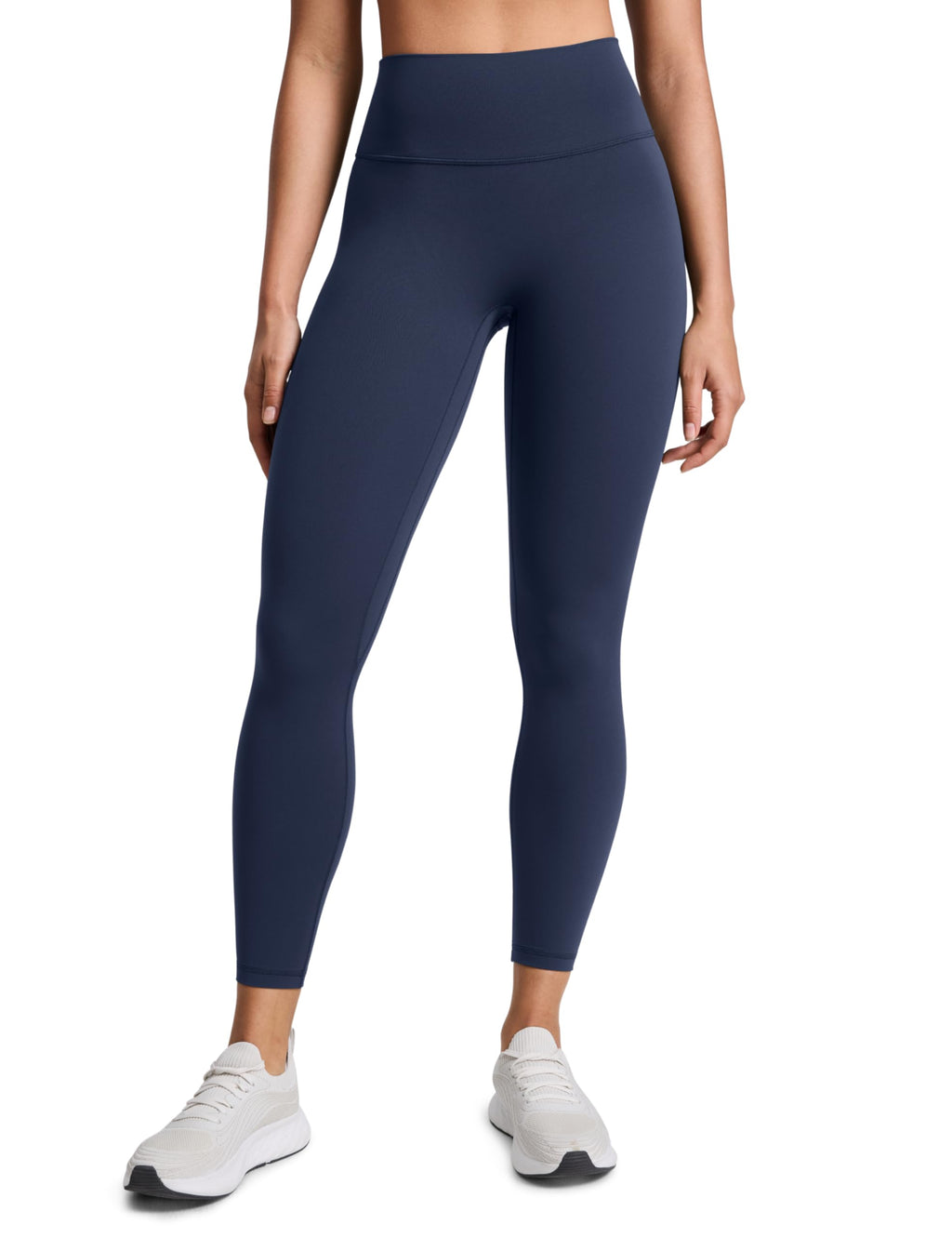 CRZ YOGA SculptAir No Frontale Cucitura Yoga Leggings 64cm - Alto Sciancrato Donna Allenamento Pantaloni
