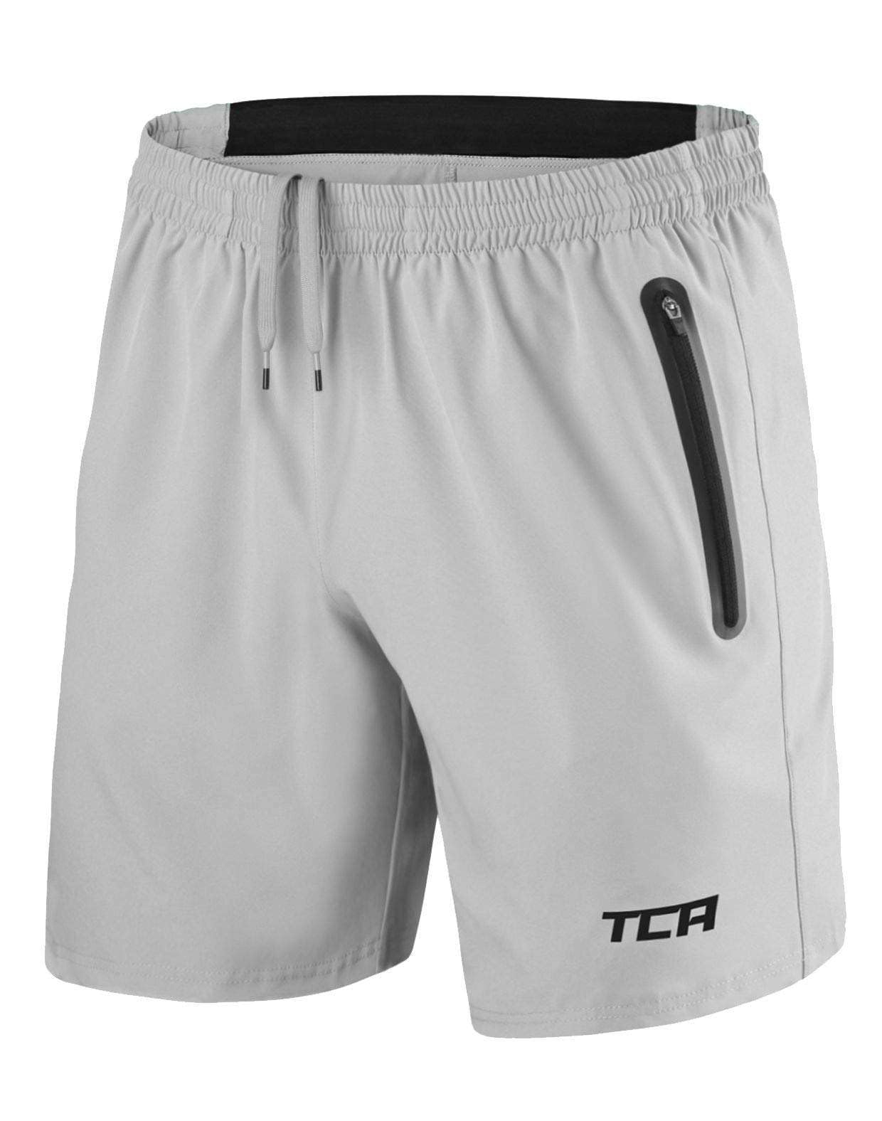 TCA Elite Tech Pantaloncini Palestra Uomo con Tasche Laterali - Pantaloncini Running Uomo - Pantaloni Corti Sportivi da Corsa e Allenamento - Abbigliamento Sportivo