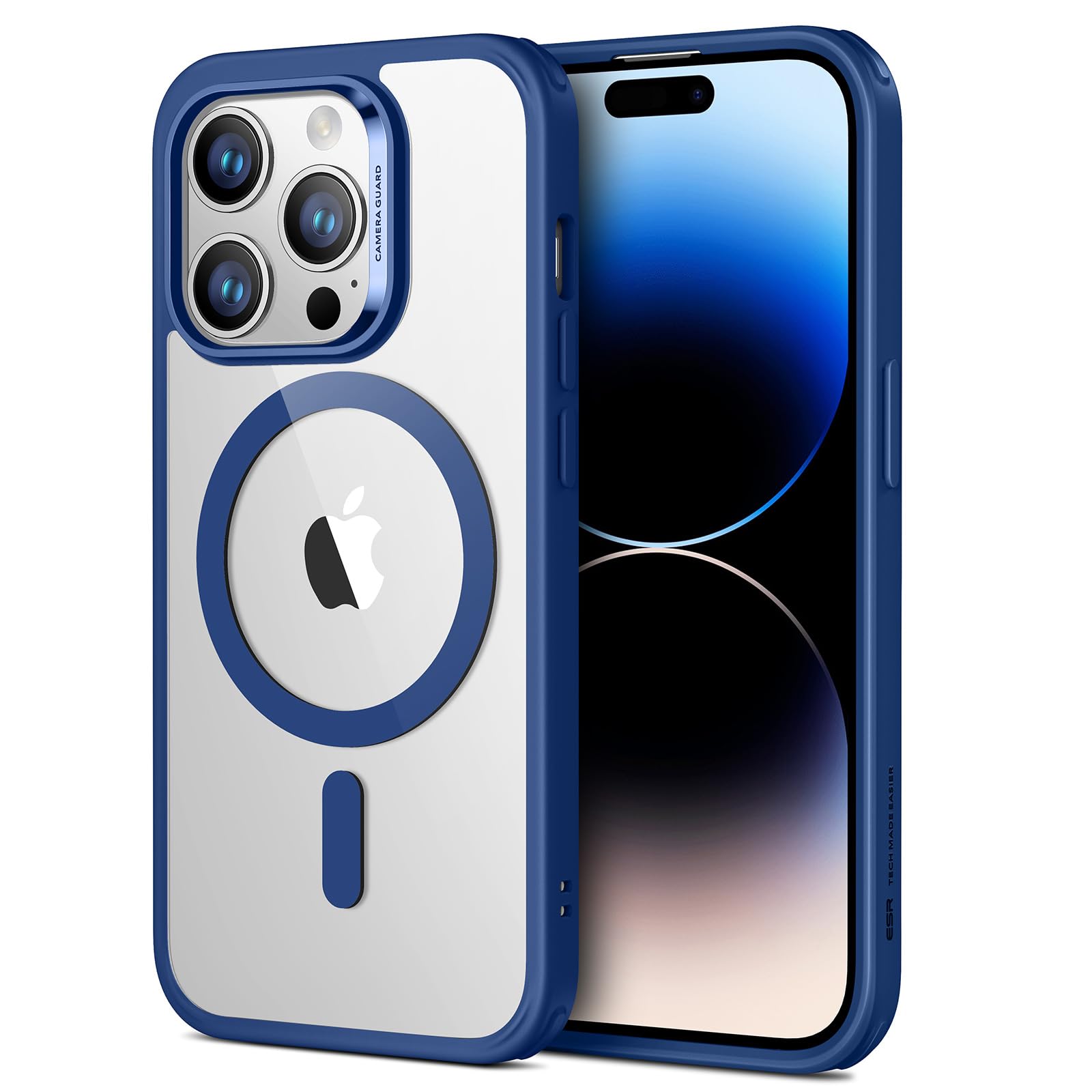 ESR Cover per iPhone 17 Pro Max, Custodia per controllo della fotocamera, Compatibile con MagSafe, Protezione antiurto di livello militare, Angoli Air Guard ammortizzanti, Trasparente