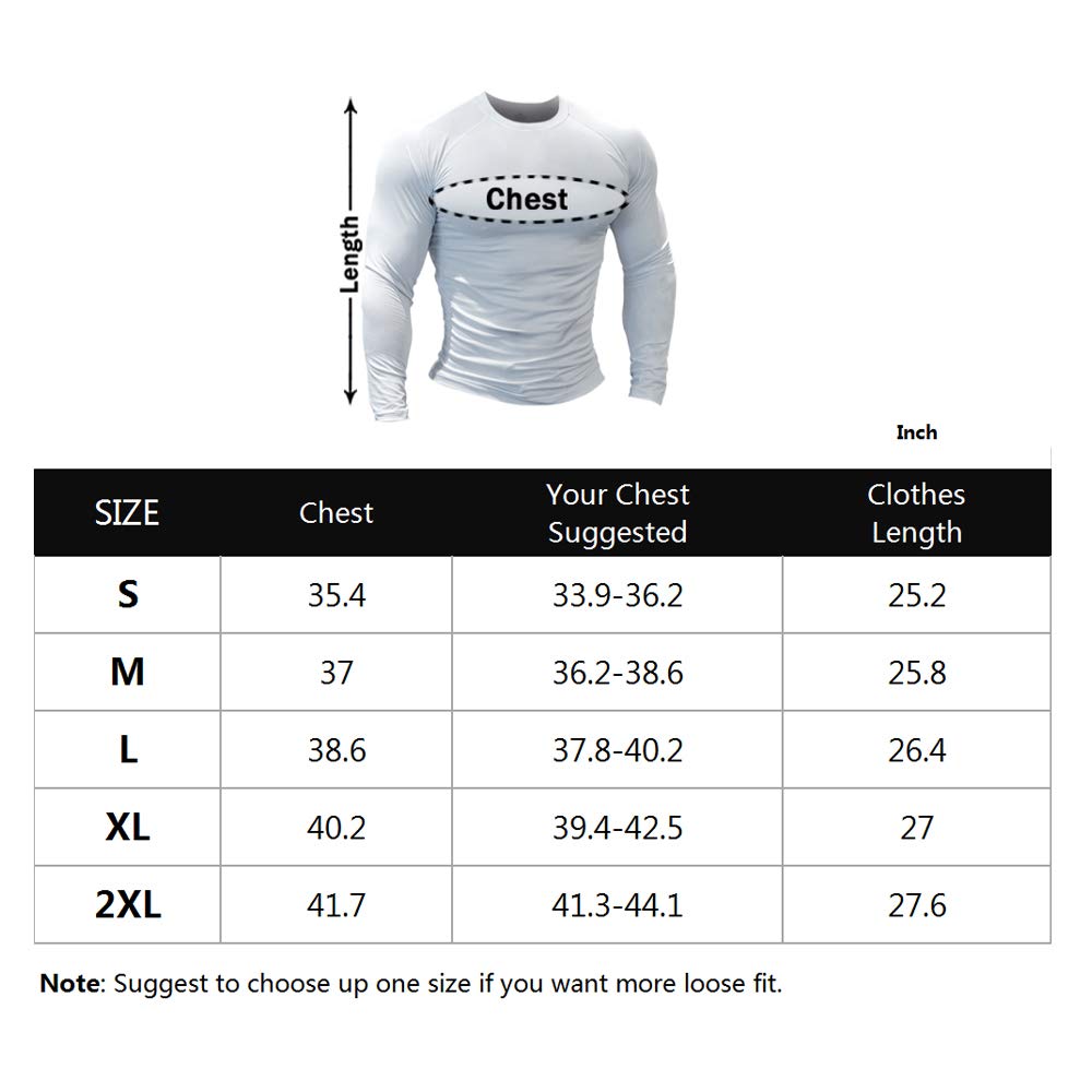 Muscle Alive Homme Maillot de Corps Slim Ajusté à Manches Courtes de Base de Compression de Musculation en Polyester et Spandex