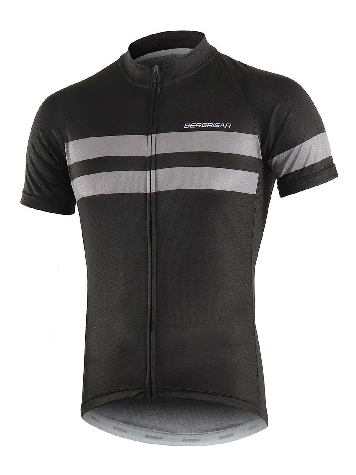 BERGRISAR Maglia da Ciclismo a Maniche Corte da Uomo, Traspirante Leggero Estiva Abbigliamento per MTB Bici