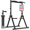 DH FitLife Power Tower Station de Musculation Pliable | Barre de Traction Autoportante avec Barres de Dips Parallèles et Supports d'Haltères/Dossier | Station de Fitness Multifonctionnelle | Power Rack pour Gym à Domicile
