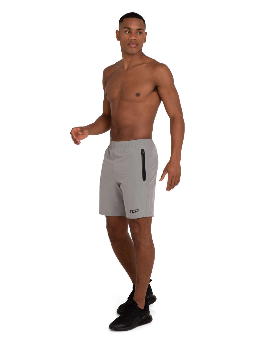 TCA Elite Tech Pantaloncini Palestra Uomo con Tasche Laterali - Pantaloncini Running Uomo - Pantaloni Corti Sportivi da Corsa e Allenamento - Abbigliamento Sportivo