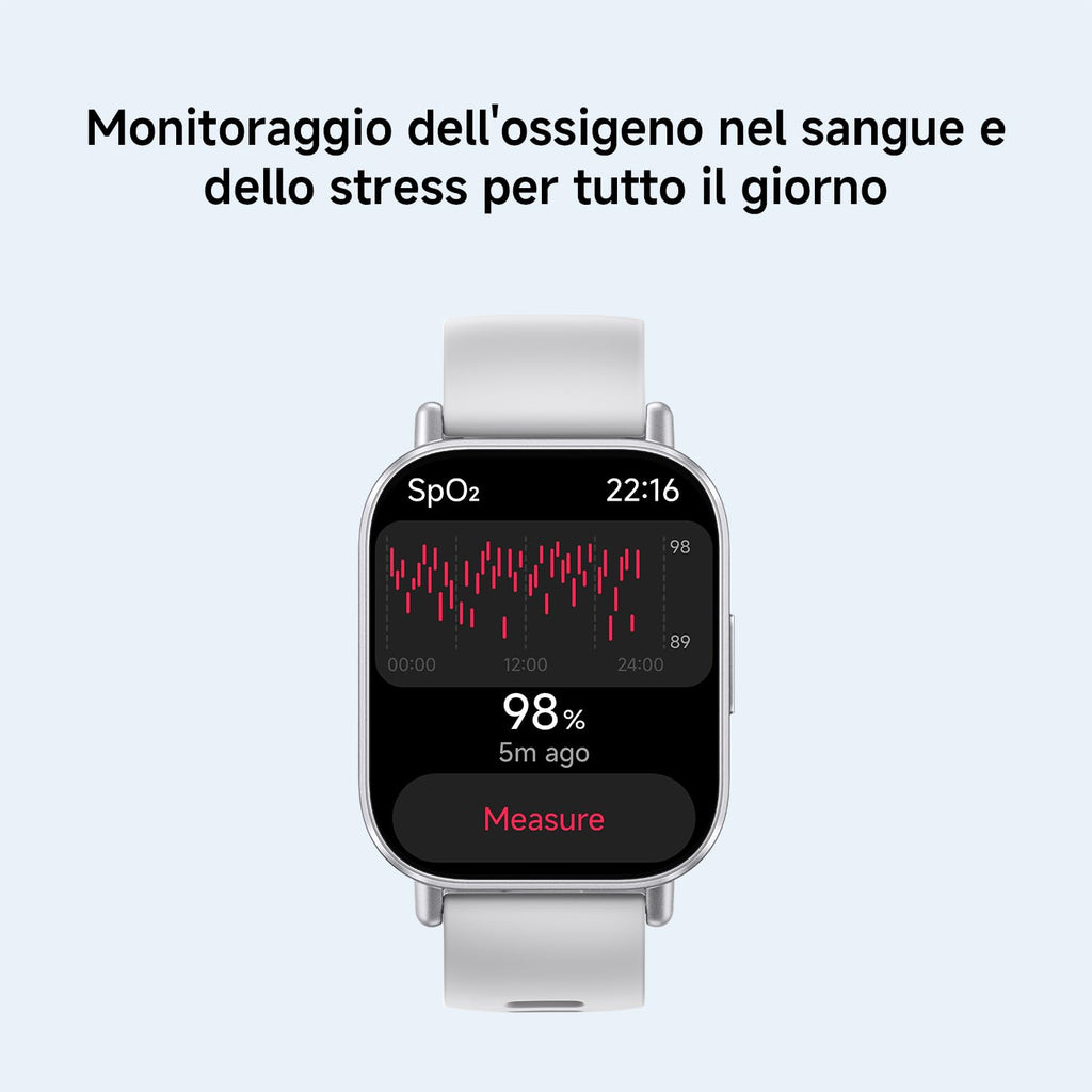XIAOMI Redmi Watch 5 Active, Smartwatch con display LCD 2", Chiamate Bluetooth, Autonomia 18 giorni, Resistenza Acqua 5ATM, Monitoraggio Frequenza Cardiaca e SpO2, 140+ modalità Fitness, Argento