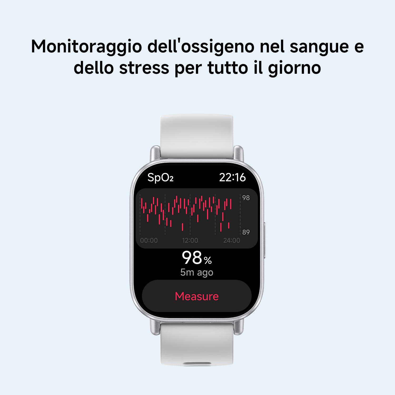XIAOMI Redmi Watch 5 Active, Smartwatch con display LCD 2", Chiamate Bluetooth, Autonomia 18 giorni, Resistenza Acqua 5ATM, Monitoraggio Frequenza Cardiaca e SpO2, 140+ modalità Fitness, Argento