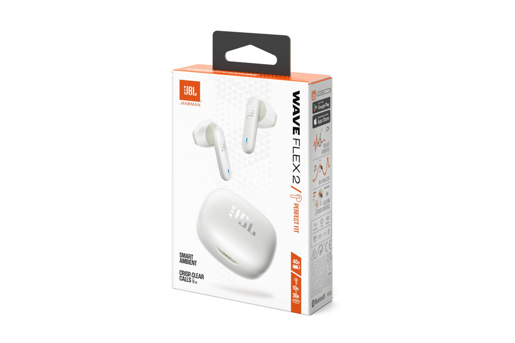 JBL Wave Beam 2, Auricolari Wireless con Cancellazione del Rumore, Nero | Bluetooth 5.3, 40 Ore di Autonomia, Suono JBL Pure Bass, Smart Ambient, Connessione Multipoint, Design Chiuso a Stick
