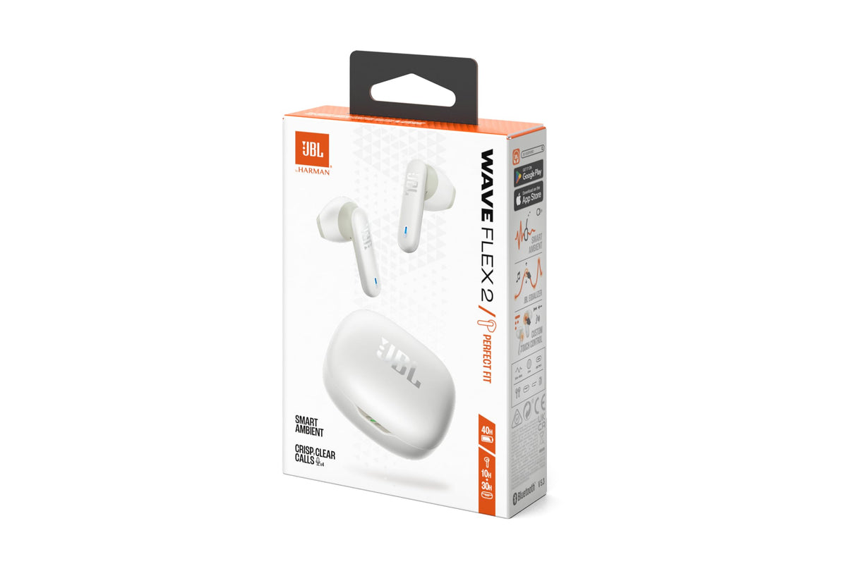 JBL Wave Beam 2, Auricolari Wireless con Cancellazione del Rumore, Nero | Bluetooth 5.3, 40 Ore di Autonomia, Suono JBL Pure Bass, Smart Ambient, Connessione Multipoint, Design Chiuso a Stick