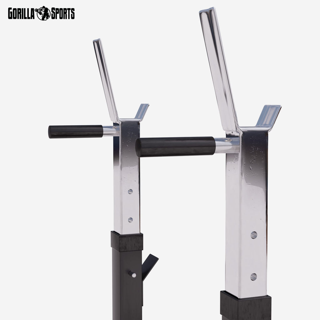 GORILLA SPORTS® Panca Pesi Multifunzione Regolabile – Pieghevole con Porta, Bilanciere e Manubri con Dischi 38/70/100 kg – Piana/Inclinata, Struttura Robusta Max 200 kg – Palestra Casa Fitness