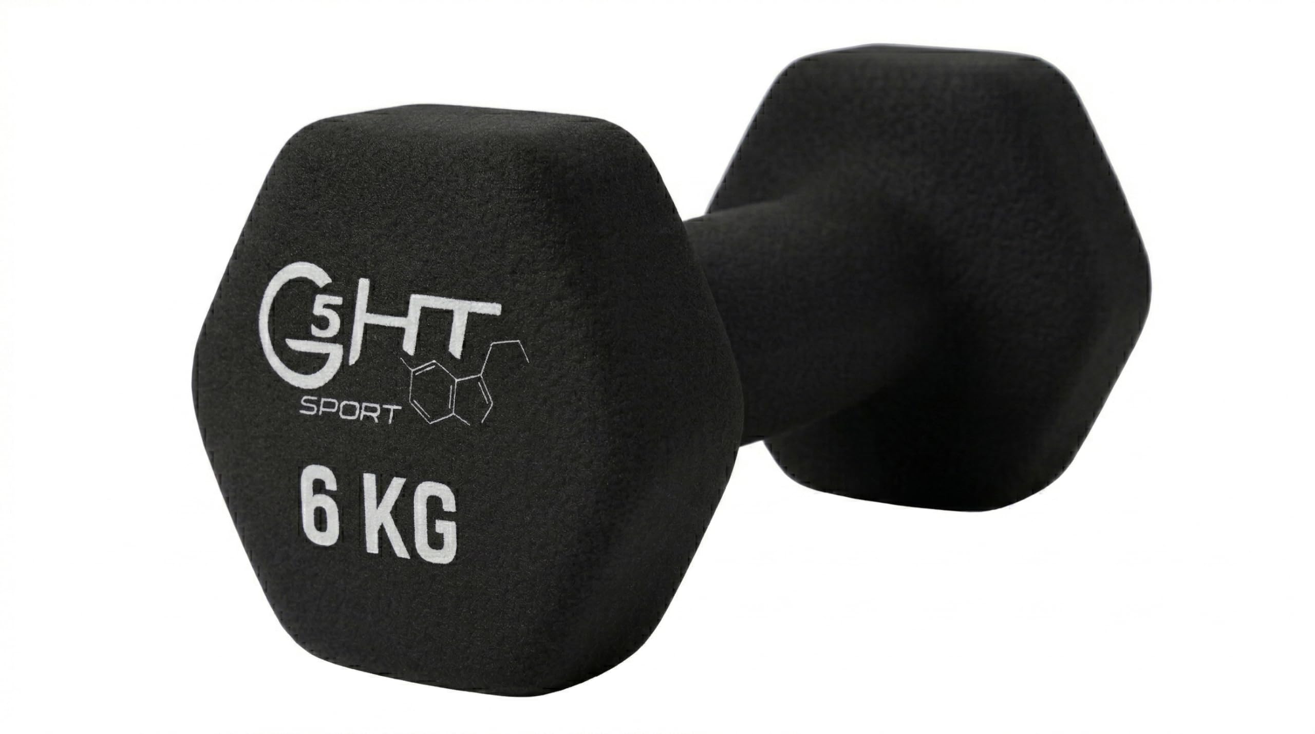 G5 HT SPORT Manubri O Manubrio in Neoprene da Palestra E Home Gym Antiscivolo da 0.5 a 6 kg Coppia O Singolo