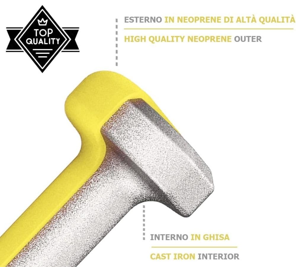 G5 HT SPORT Manubri O Manubrio in Neoprene da Palestra E Home Gym Antiscivolo da 0.5 a 6 kg Coppia O Singolo