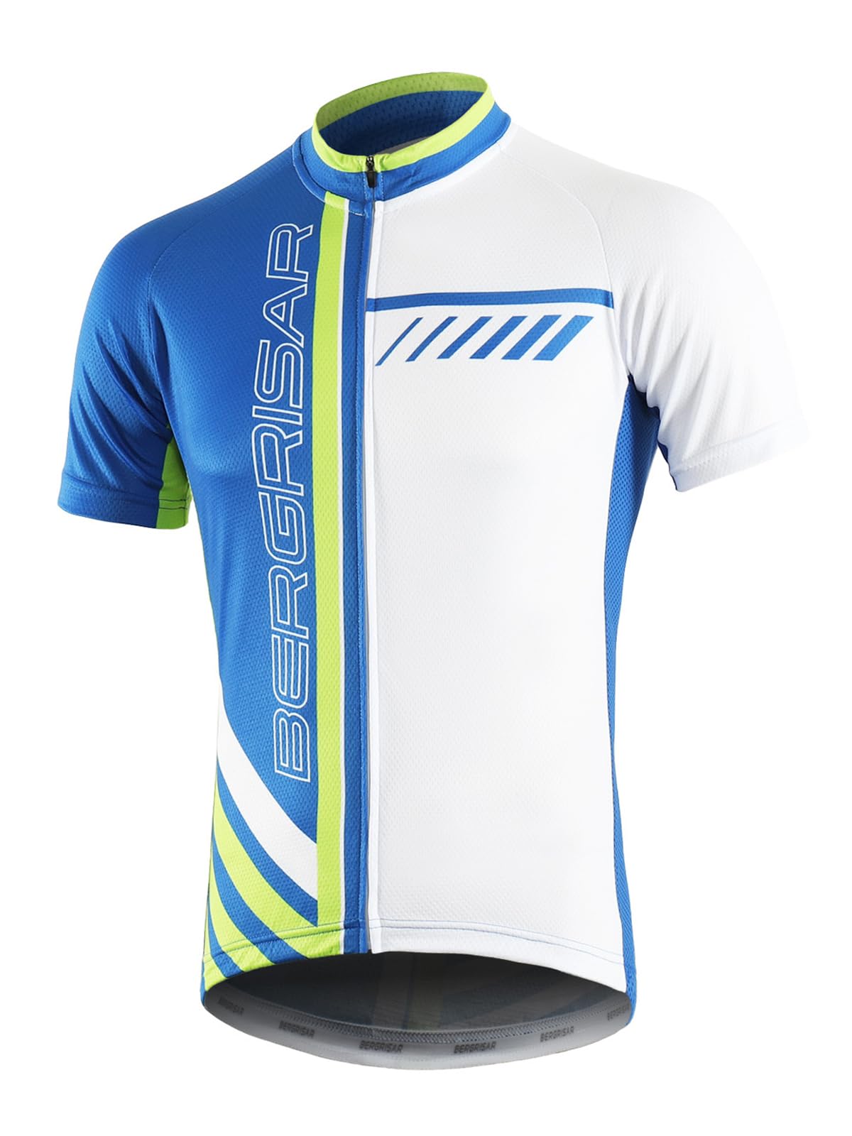 BERGRISAR Maglia da Ciclismo a Maniche Corte da Uomo, Traspirante Leggero Estiva Abbigliamento per MTB Bici